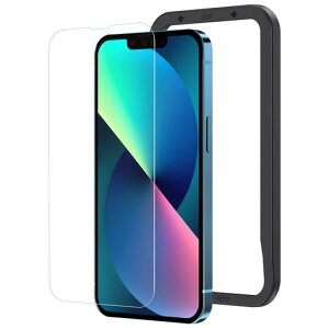 NIMASO �K���X�t�B����iPhone 17e/16e/14/13/13 Pro�p �ی� �t�B���� �����K���X �ϏՌ� �����ߗ� �w��h�~