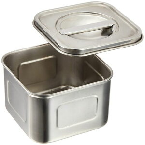 ��������TKG�ۑ��e��p�^10cm�ގ�:18-8�X�e�����X�K�тɂ����q���I�ŏ�v�W�Ɏ���肪�t���ĂƂĂ��֗��T�C�Y:(����)��x���sx�[��(mm)100x100x65�d��:200g�A�E�g�h�A��L�����v��~�[���ł�����c