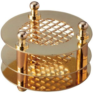 コモライフ灰いらずの線香立て線香差し仏壇香炉線香倒れにくい燃えカス残りにくい仏具掃除楽便利ゴールド約径5x3.5cm