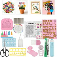 ペーパークイリング キット 24点ツール入り ペーパーアート きりえキット 初心者セット 造花 DIY 手芸 子…