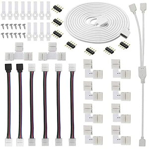 GTIWUNGLED�X�g���b�v���C�g�R�l�N�^SMD505010mm��4�s��RGBLED�e�[�v���C�gL�^�C�v�R�l�N�^led�e�[�v�����p�P�[�u��2����ڑ��P�[�u���ύ������ϋv��