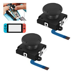 �yVEAGIA�zFor Switch �W���C�R�� �X�e�B�b�N 2���� Joy-con���E�A�i���O���o�[�Ή� �����p�[�c 3D�Z���T�[�X�e�B�b�N NS/Switch�p Switch�p�W���C�R�������Ή� �C�� ��փZ�b�g