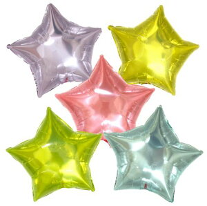 【風船屋】30枚新感覚バルーン半透明ジュエル星ポリエステル製バルーンキュートナチュラル誕生日店舗イベント映え装飾飾り付け(30枚スター)