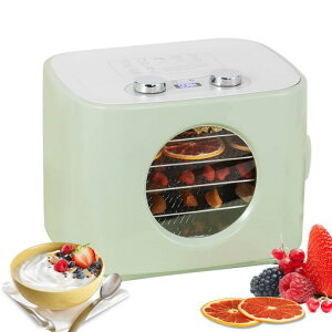Moongiantgoドライフルーツメーカーフードドライヤー発酵器乾燥・発酵用30-80°C1-99H5段トレイデジタル表示均一乾燥透明窓ドライフルーツ/乾燥野菜/魚の干物/キノコ乾燥/ジャーキー/ペットの…