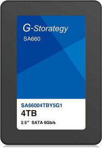SSD4TBG-Storategy国内メーカーSATA6Gb/s7mm3DNAND内蔵2.5インチpc最大読込:510MB/s最大書込:460MB/s3年保証SA66004TBY5G1