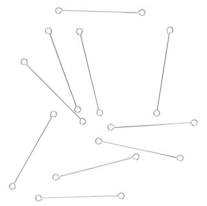 ソフィアアクセサリーパーツダブル9ピン25mmシルバーF-21-R