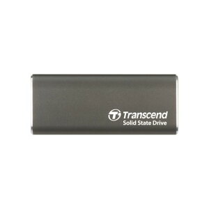 トランセンドポータブルSSD500GB高速USB10Gbps最大1050MB/s小型アルミ筐体軽量31gType-C【iPhone15&16動作確認済み】TS500GESD265C