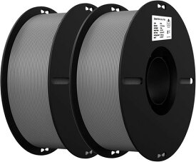 Crealityフィラメント3dプリンター用フィラメント2色セットPLAフィラメント1.75mm寸法精度プラスマイナス0.03mmもつれず目詰まりなしゆがみがない反りなし3Dプリンター用スプール造形材料合…