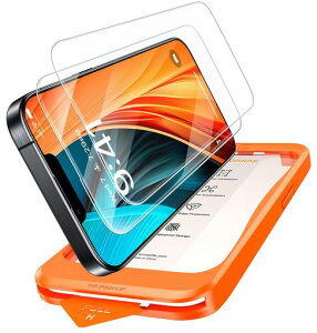 TORRAS �t�B���� For iPhone 14/13 Pro/13 �K���X�t�B���� �q��F���K���X ���蕂���[�� 9H+�d�x �ČRMIL�K�i �S�ʕی� 10�{���� �ɍ׃x�[���Ή� ���E���h�G�b�W ���ȒP�\��t�� �����v��(Just One Pull)