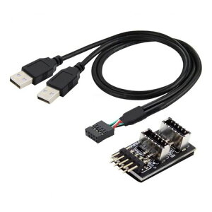 xiwai Key-A Type-E�f���A��USB 3.1�t�����g�p�l���\�P�b�g����USB 2.0 Type-A 9 Pin 10 Pin�}�U�[�{�[�h�R�l�N�^�I�X�P�[�u���g���A�_�v�^