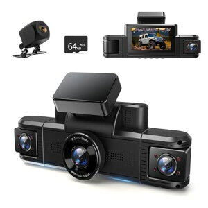 4カメラドライブレコーダー360度WiFi搭載ドラレコ前後カメラ小型360度全方位保護1080P四つカメラ同時録画スーパー暗視24時間駐車監視ループ録画Gセンサー緊急録画赤外線暗視車載カメラ64GBS…