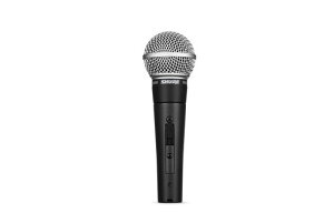 SHURE�V���A�_�C�i�~�b�N�}�C�NSM58S:ON/OFF�X�C�b�`�t���}�C�N�X�^���h�p�l�W���P��w�����J�[�f�B�I�C�hXLR�L���{�[�J���̃��C�u�^�����R�[�f�B���ODTM��^�}�C�N���z���}�C�N���t�H��