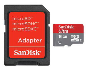 SanDiskUltramicroSDHCUHS-IJ[hClass1016GBSDSDQU-016G-J35A