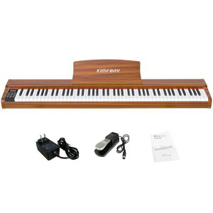 KIMFBAY �d�q�s�A�m 88���� ��� �ؐ� �d�q �s�A�m 88�� �|�[�^�u���s�A�m Piano ���S�҃y�_���t�� MIDI�Ή� �I�����W