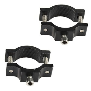 ハンドルバーホルダーΦ17~Φ35mm適用バイク用フォグランプLED作業灯前照灯補助灯バックライト専用ステーステンレス製パイプ固定金具穴あけ不要取付簡単2個セット