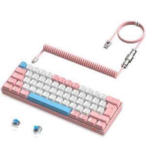 ZIYOULANG T60 �Q�[�~���O�L�[�{�[�h ���J�j�J���L�[�{�[�h �� ��F�ˏo���`�Z�p�E�L�[�L���b�v �����q��R�l�N�^�[�P�[�u���t��