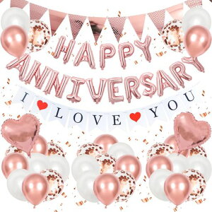 BTZO�A�j�o�[�T���[�o���[�����DHAPPYANNIVERSARY�o���[��ILOVEYOU�K�[�����h�A�j�o�[�T���[����L�O������t�������o�����^�C���T�v���C�Y�f�R���[�V�����p�[�e�B�[�a����������������ꂨ�c