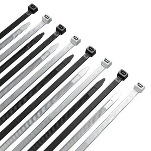 オーディオファン結束バンドUL94V-2難燃85度3.5mmx200mmクリア200本