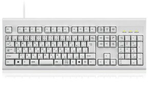 Perixx(�y���b�N�X) PERIBOARD-106WJP �L�[�{�[�h �L�� �p�t�H�[�}���X �t���T�C�Y USB - �����u���� �ő�1000����̃L�[�X�g���[�N JIS�z�񏀋��y���K�ۏؕi�z (���{��E�z���C�g)