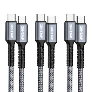 GHNTJAPUSBCtoUSBC�P�[�u��1M�y3�{�Z�b�g�z�^�C�vc�P�[�u��PD�Ή�60W�}���[�d�����f�[�^�]��TypeCtoTypeCiPhone15/iPad/Galaxy/Pixel���Ή�