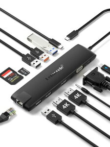 @\HDMI2LANhbLOXe[VMSTUSBCnu13-IN-1LemoreleUSB3.0nu4K@30HzHDMIo/VGA3.5mmTEh|[g/Type-CA_v^[*2/USB