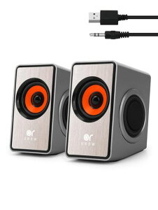 OROW PC�X�s�[�J�[���^ 10W�o�̓p�\�R�� �X�s�[�J�[ usb�ڑ� �m�[�g�p�\�R�� �O�t���X�s�[�J�[ ���b�v�g�b�v/���j�^�[�p(��)