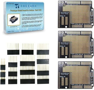 Treedix3�Z�b�g���j�o�[�T������ʋ����b�L�s���w�b�_�[�t���v���^�C�v�V�[���hPCB�{�[�h�L�b�gArduinoR3UNO�Ή�