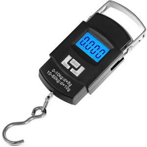 GAMBARUSHOPデジタル吊り下げ秤MAX50kg(デジタルスケール、計量器、吊りはかり、フィッシングスケール)旅行荷物はかりラゲッジスケールスーツケース測り(GM2)
