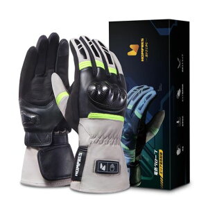 Hompres電熱グローブバイクパワーアップ11.1V発熱エリア制御グローブ冬掌部位発熱電熱手袋防寒防風防水スマホ対応ヒーター手袋4段階温度調節給電方法選べる滑り止めメンズレディースプ…