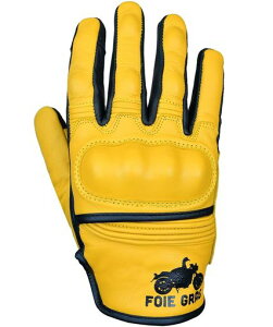 Kaedear(カエディア)バイク用グローブバイクグローブ本革ゴートスキンレザーバイク用手袋フォアグラさん監修バイクが上手くなるグローブKDR-RC-GL2(Mイエロー)