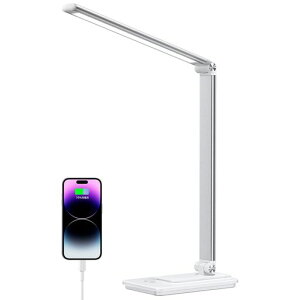 Belando【2023新型・無段階調光・5段階調色】デスクライトled目に優しい卓上明るい電気スタンドスタンドライトおしゃれライトスタンド照明電気自由調整デスクスタンド寝室学習机勉強机タ…