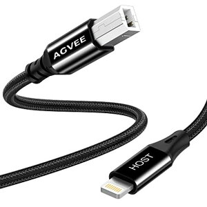 AGVEE1.5mLightningOTGMIDIP[uUSBType-BR[hiPhoneiPadiOSΉdqysAmMidiRg[[MidiL[{[hI[fBIC^[tFCX^ubN
