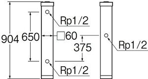 SANEI(TGC)ؖڒ𒌉Oł̐ݒuɑO0.9muET803BW-60X900-BR