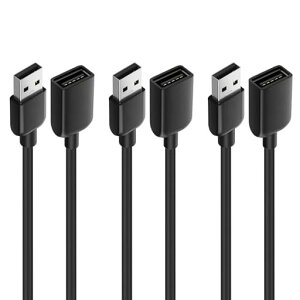 Cable Matters 3�{�Z�b�g USB 2.0 �����P�[�u�� 0.9m ��