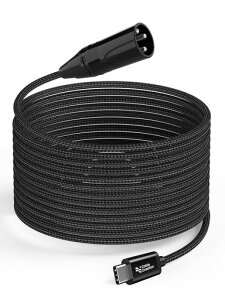 CableCreation USB C to XLR �P�[�u��, ��4.5���[�g���AType C to XLR �I�X�[�q �I�[�f�B�I�o��