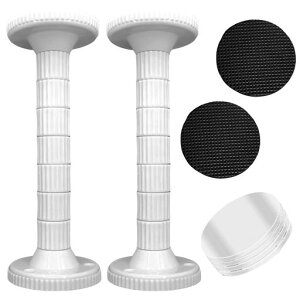 Bedrostarry(10-18cm)家具転倒防止突っ張り棒直径6cmの底部の強化型耐震固定棒強力な両面テープ付き家具の隙間埋め棒、長さ調節可能な高強度固定棒、靴箱、洋服ダンス、大型家具の補助固定…
