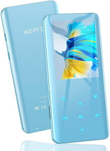 AGPTEKMP3プレーヤーBluetooth5.2mp3プレイヤー3D曲面32GB内蔵音楽プレーヤースピーカー内蔵HIFI2.4インチ大画面デジタルオーディオプレーヤー小型FMラジオダイレクト録音最大128GBまで拡張可能