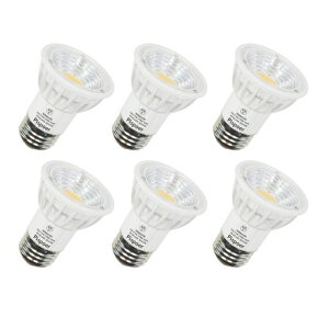 LED�X�|�b�g���C�g E26 ���� LED�d�� �r�[�������v 5.5W(�n���Q���d��50-60W����) �d���F2700K �����FRA95 550LM �񒲌� �r�[���p90�x PAR20 �_�N�g���[���pLED�X�|�b�g���C�g 6�Z�b�g