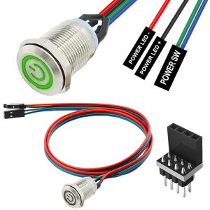 Xiatiaosann12mm̃V[VXCb`zXg̋{^P[uARs[^zXgXCb`ADIỸRs[^XCb`̂߂PC̔LED̗̓{^ATX̋̃I/ItR[hA12