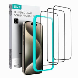 ESR��phone15pro�t�B�����X�N���[���ی�t�B����3�������K���X�t�B����iphone15pro�K���X�t�B�����ȒP���t���c�[���t��iphone15pro�d�x9H�R���K�i�̔�U�h�~��HD�Ϗ����A�C�t�H��15