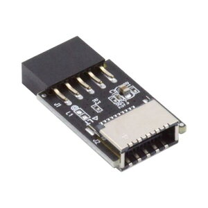 cablecc USB 3.1 �t�����g�p�l���\�P�b�g Key-A Type-E to USB 2.0 9�s�� 10�s�� ���C���{�[�h�w�b�_�[ �I�X�����A�_�v�^�[