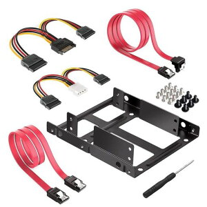 2.53.5�ϊ��}�E���^sata�P�[�u��sata�d���P�[�u���f���A��SSD/HDD���^���}�E���g�u���P�b�g�L�b�g2.5to3.5�A2.5�C���`�\���b�h�X�e�[�g�h���C�u/HDD��3.5�C���`�h���C�u�x�C�ɕϊ�