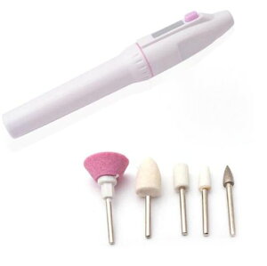 SZB電動ネイルケア電動爪やすりネイルケアセットネイルポリッシャー角質除去爪磨き(2組セット)