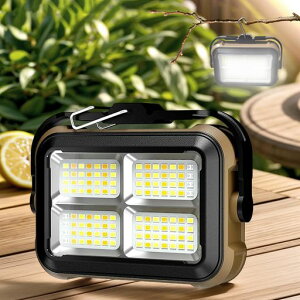laiqianleLED�����^���L�����v�����^�������P�x4400mAh�\�[���[�����^��3000LMCOB���C�g3�i�K����4�F�ؑ֎��C�݌v�\�[���[�[�d/Type-C�[�dSOS���[�hIPX6�h����ނ�h�В�d�Ή����^�y��
