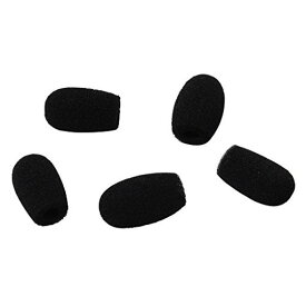 GONKISSヘッドセットインカムマイク風防小型口径6mm全長30mm5個黒