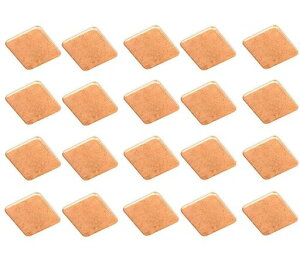Easycargo �q�[�g�V���N���p�b�h�V�� 20�� 15x15mm+ 3M 8810 �M�`�����S���e�[�v �q�[�g�V���N�� �m�[�g�p�\�R�� GPU CPU IC �`�b�v VGA RAM (15x15x0.5mm) �̗�p�p