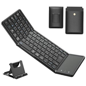 Omikamo �L�[�{�[�h bluetooth ���[�o�b�O�ƃX�}�z�z���_�[�t�� �܂��ݎ� JIS�W�����{��z�� �^�b�`�p�b�h�t�� ���C�����X ipad �X�}�z �}���`�y�A�����O iOS/Windows/Android/Mac/Google�Ή� �y��
