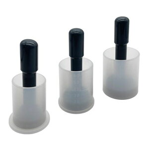 突仏供仏様ご飯仏壇ご飯抜き型角丸円柱形(小・中・大3サイズ)各1個ずつセット