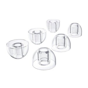 HHIFIHEARKT01イヤーピース液体シリコンイヤーマフイヤーヒフサウンドステージクリーンイヤーチップ柔らかい水洗い可能滑り止め透明SML