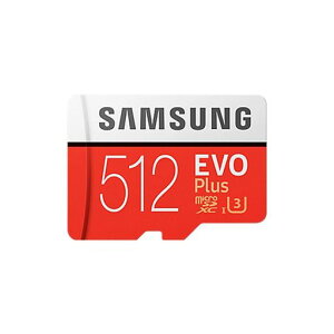SAMSUNGmicroSDXC512GBClass10U34KΉR:100MB/sW:90MB/sUHS-IEVOPlusMB-MC512GATXCOpbP[Wi